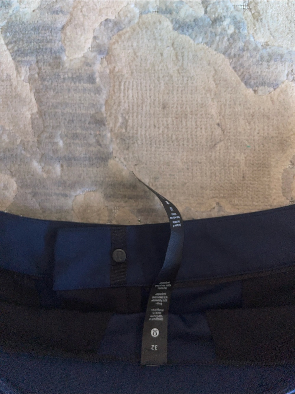 lululemon athletica Navy Flat-Front Performance Shorts - Picture 5 of 5